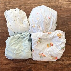 Colorful Kids Crib Sheets Set